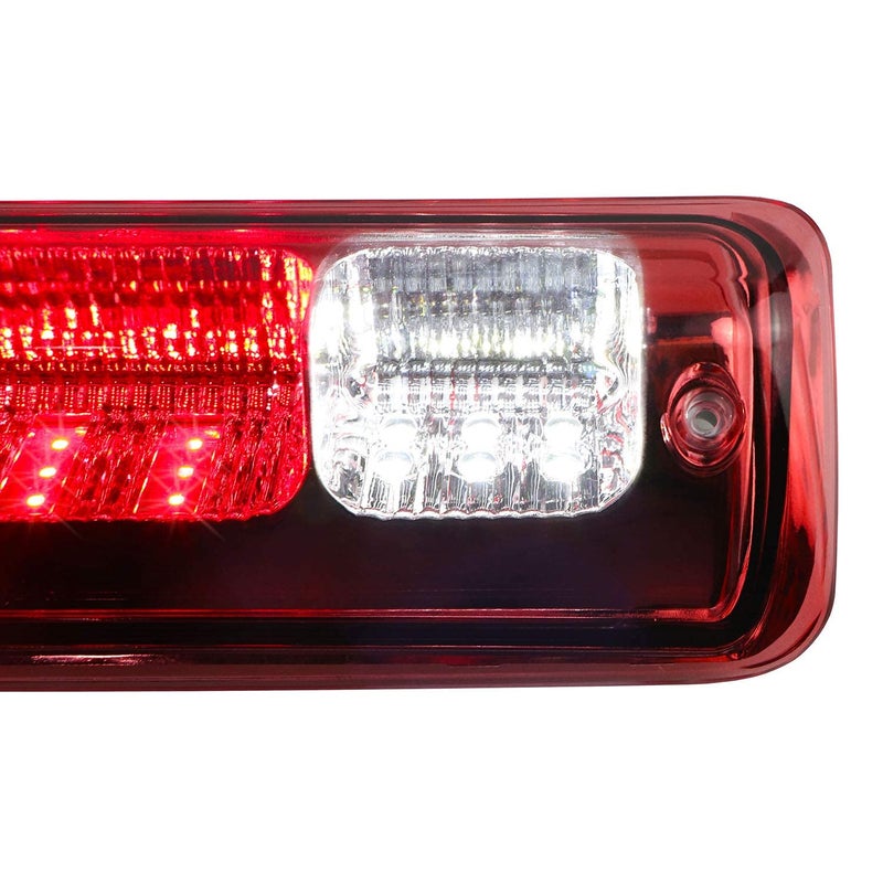 Bomusou LED 3rd Brake Light Assembly High Mount Brake Light Cargo Lamp Fit for Ford F150 (2004-2008), for Ford Explorer Sport Trac (2007-2010), for Lincoln Mark LT (2006-2008) (Red Lens) - Image 2